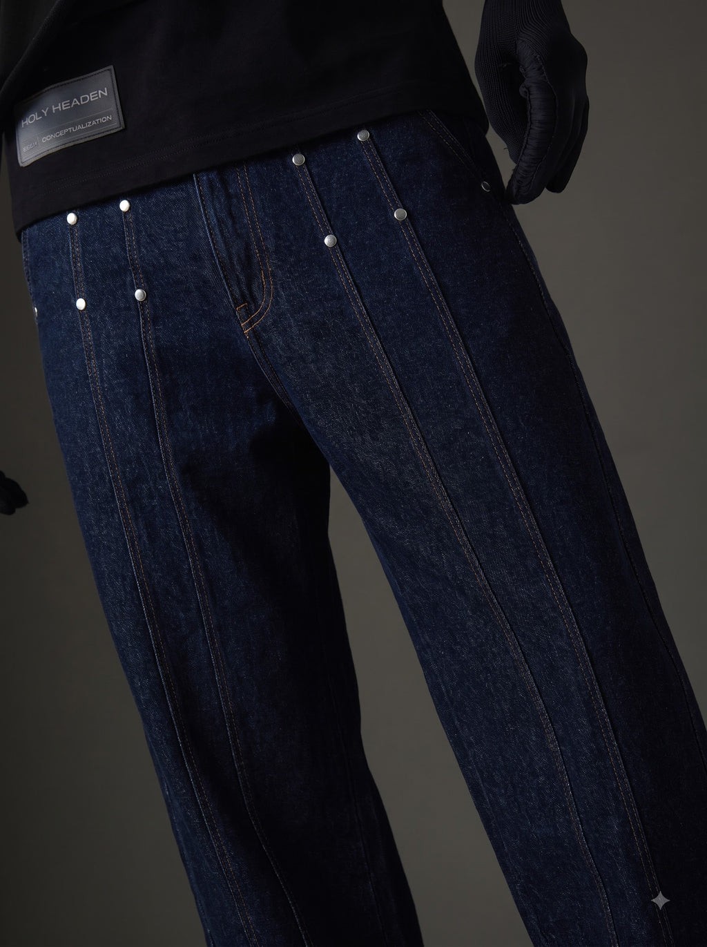Apex Rivet Wide-Leg Jeans