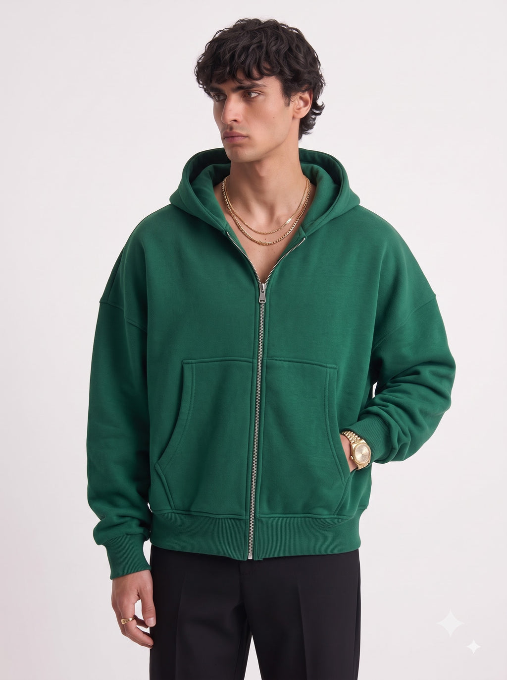Evergreen Zip Hoodie