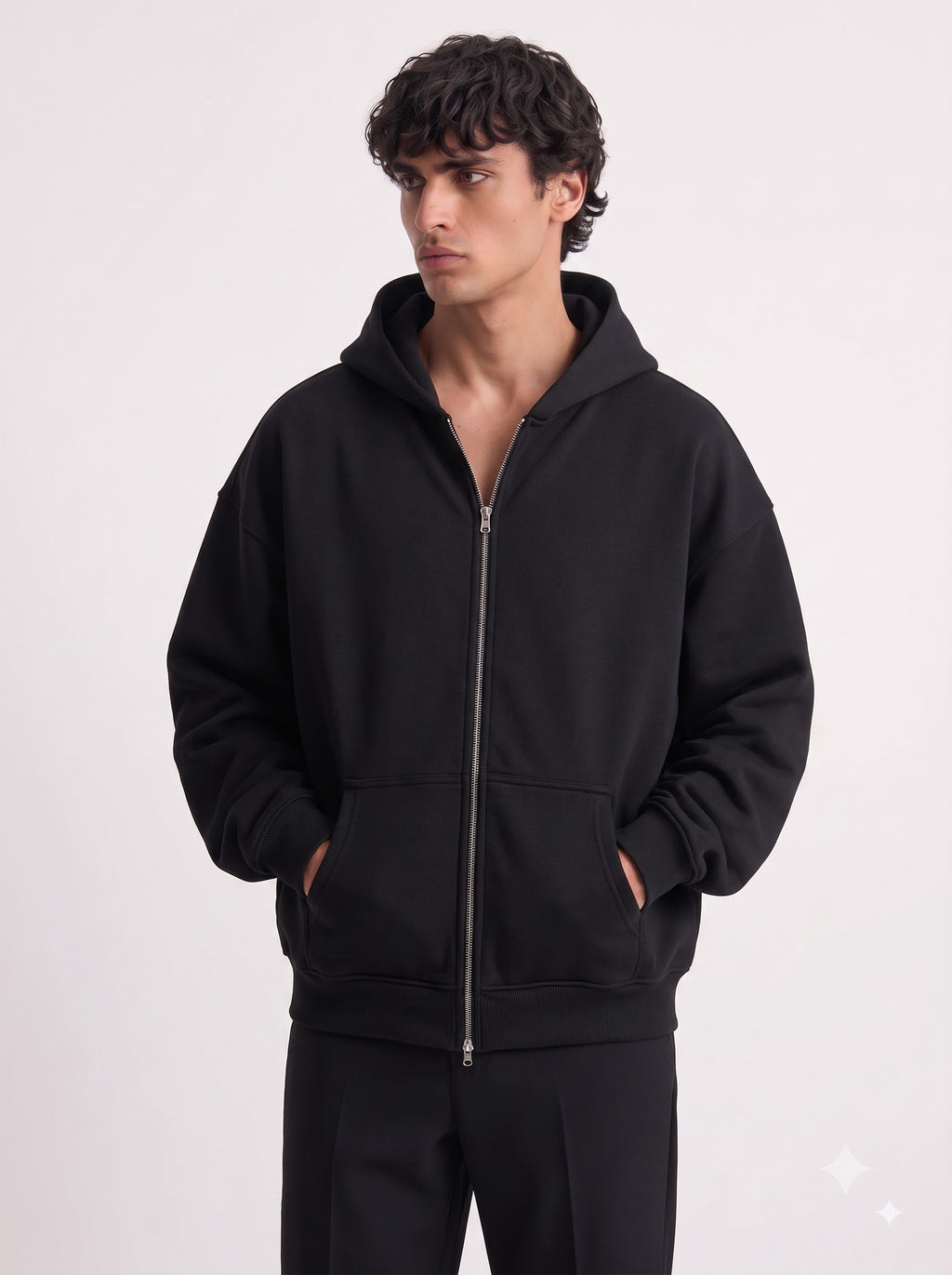Midnight Zip Hoodie