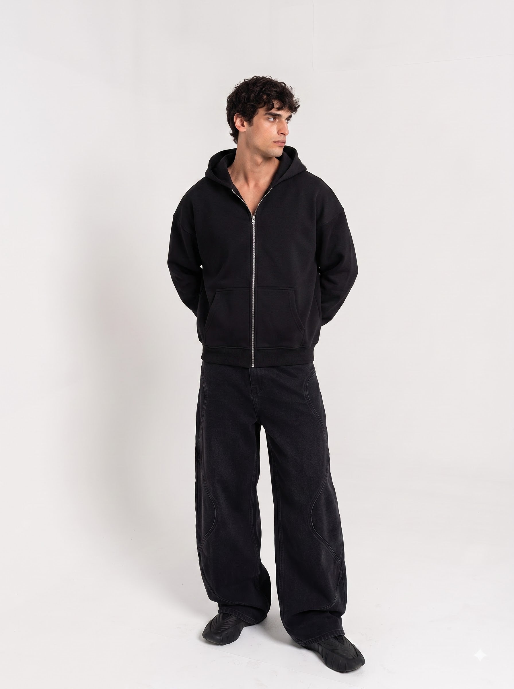 Midnight Zip Hoodie