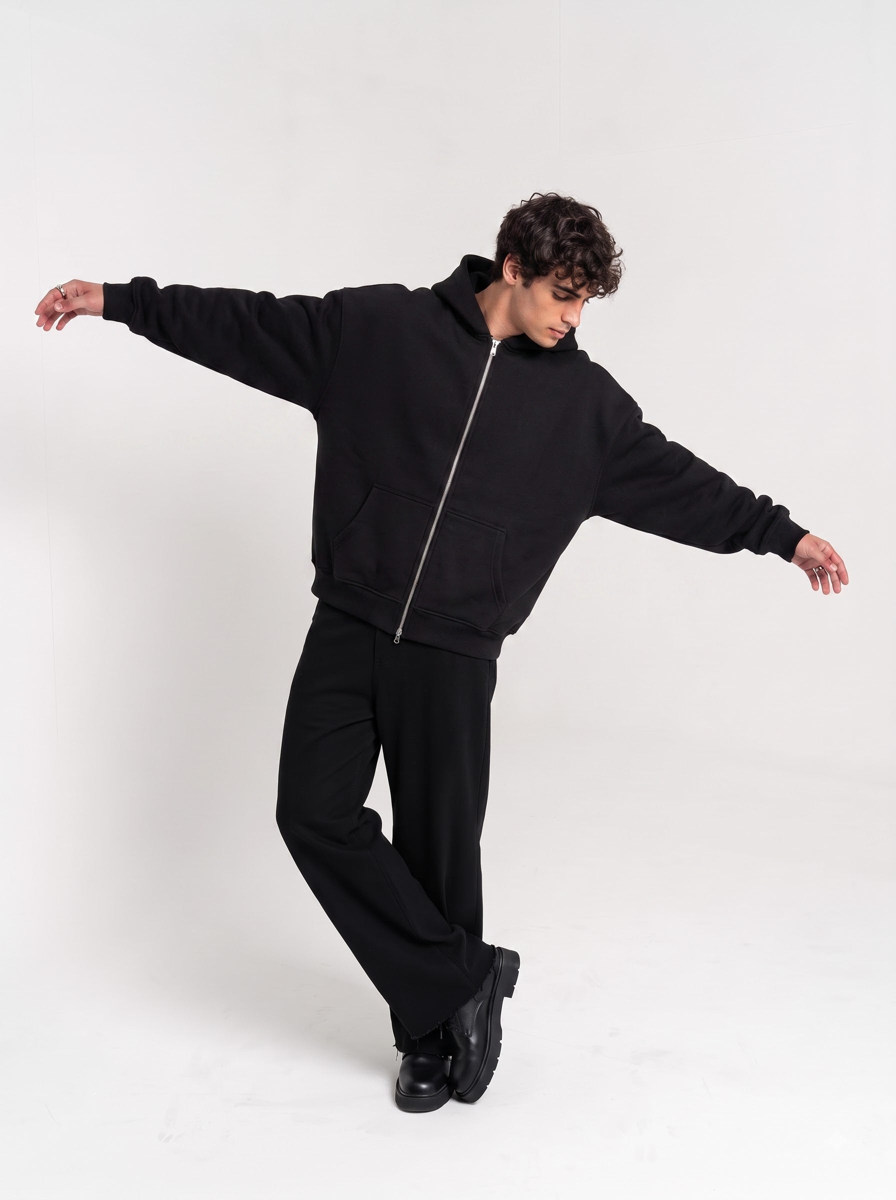 Midnight Zip Hoodie