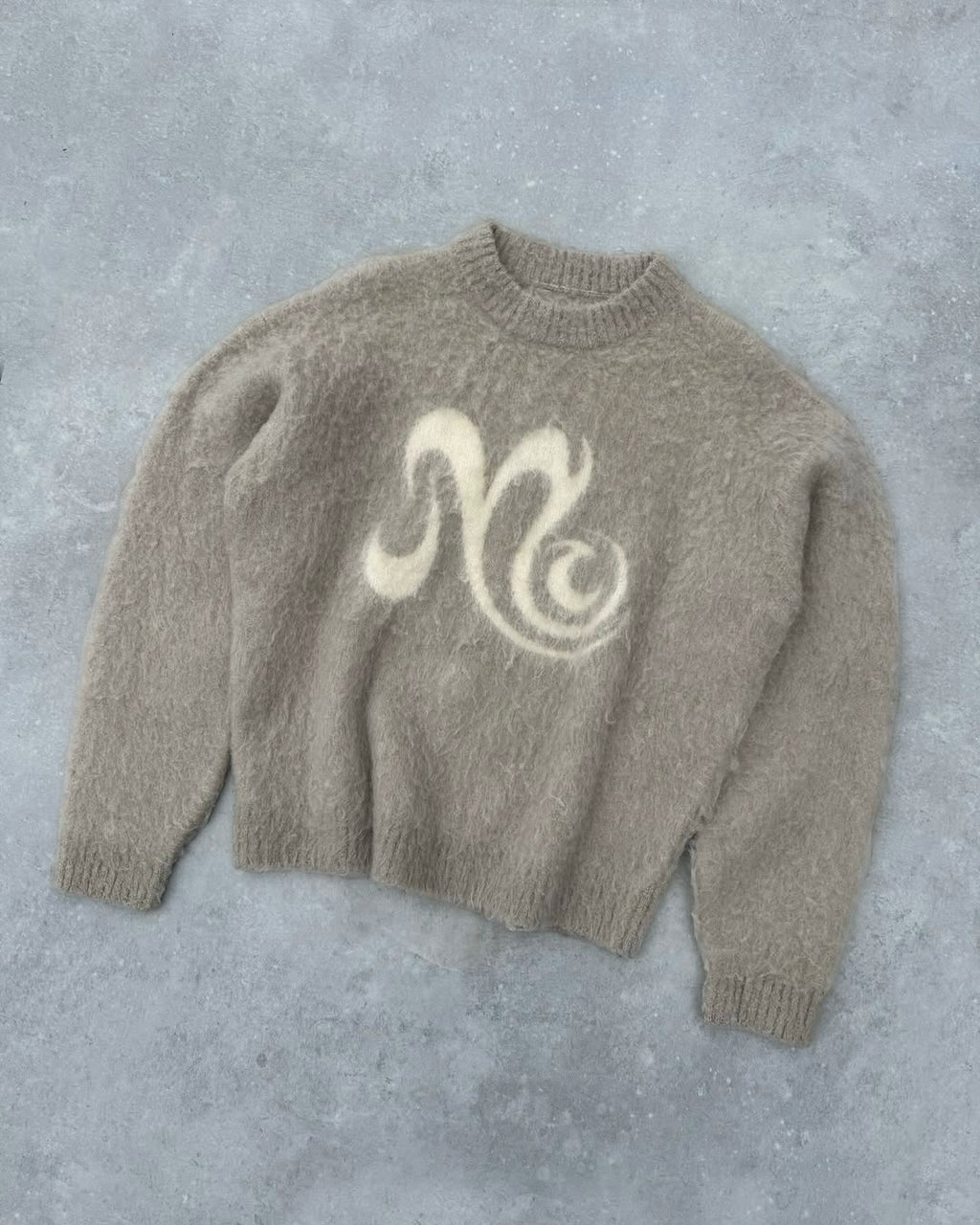 Pearl Mist Mohair Sweater