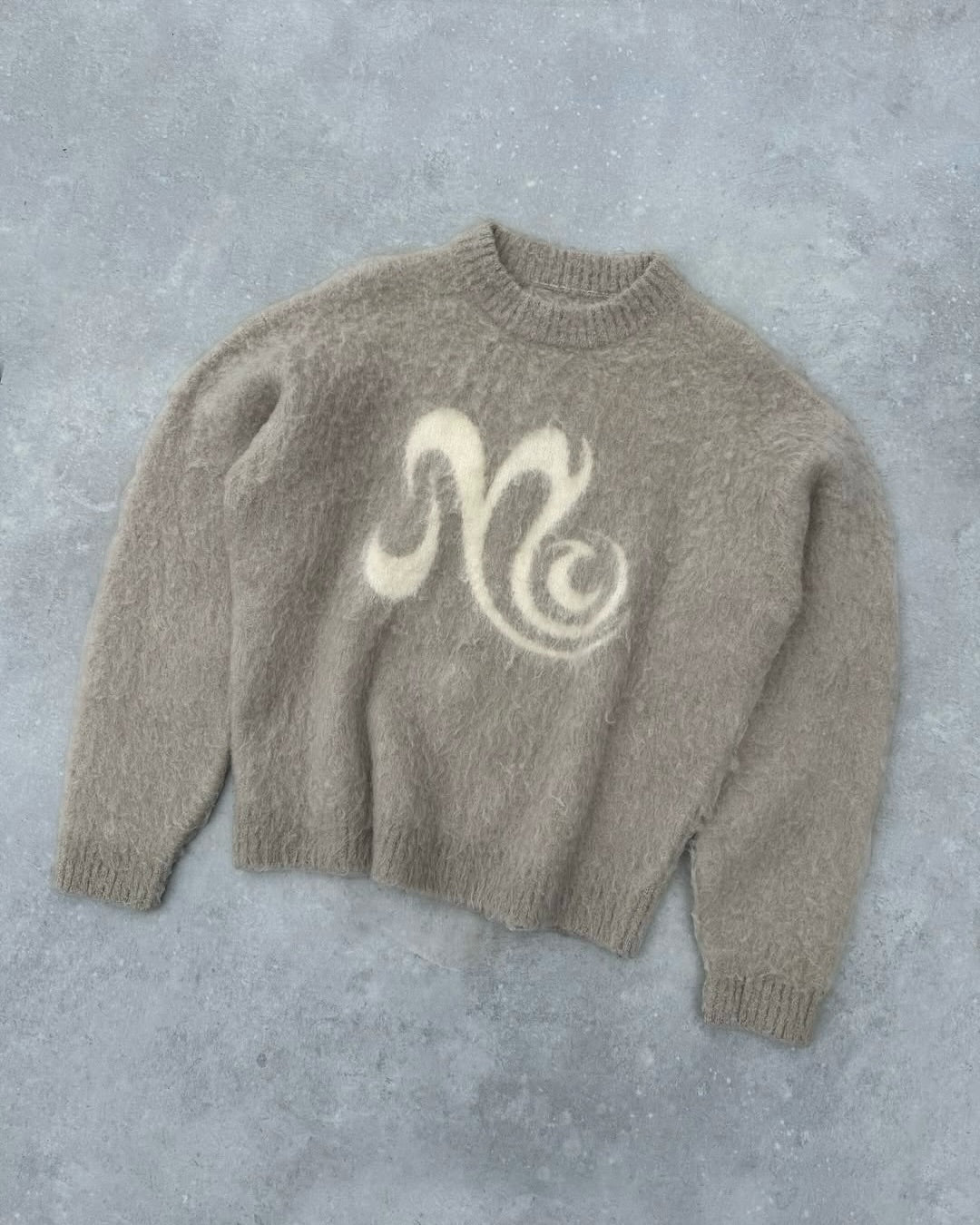 Pearl Mist Mohair Sweater