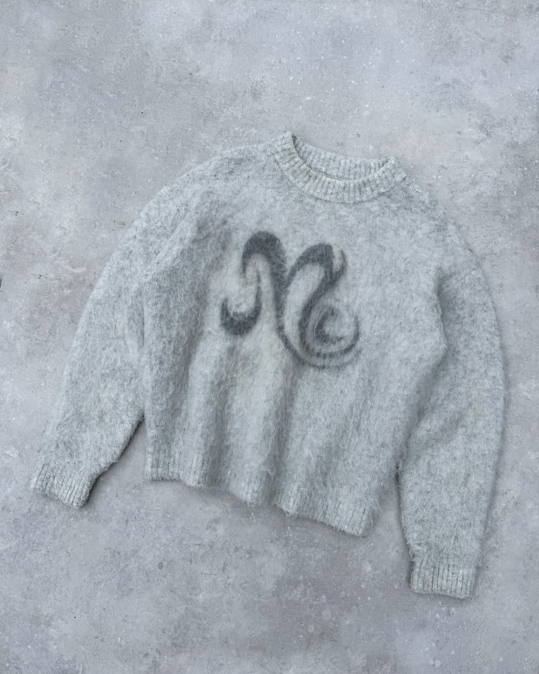 Pearl Mist Mohair Sweater