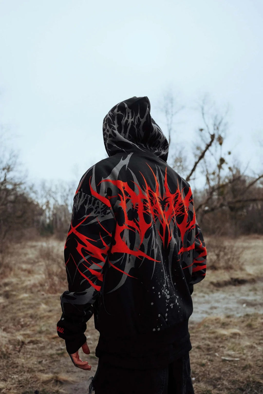 Crimson Reign Oversized Hoodie