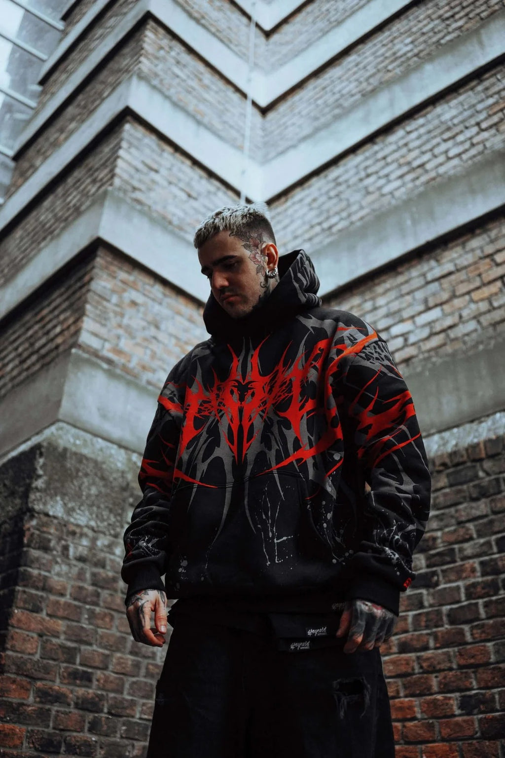 Crimson Reign Oversized Hoodie