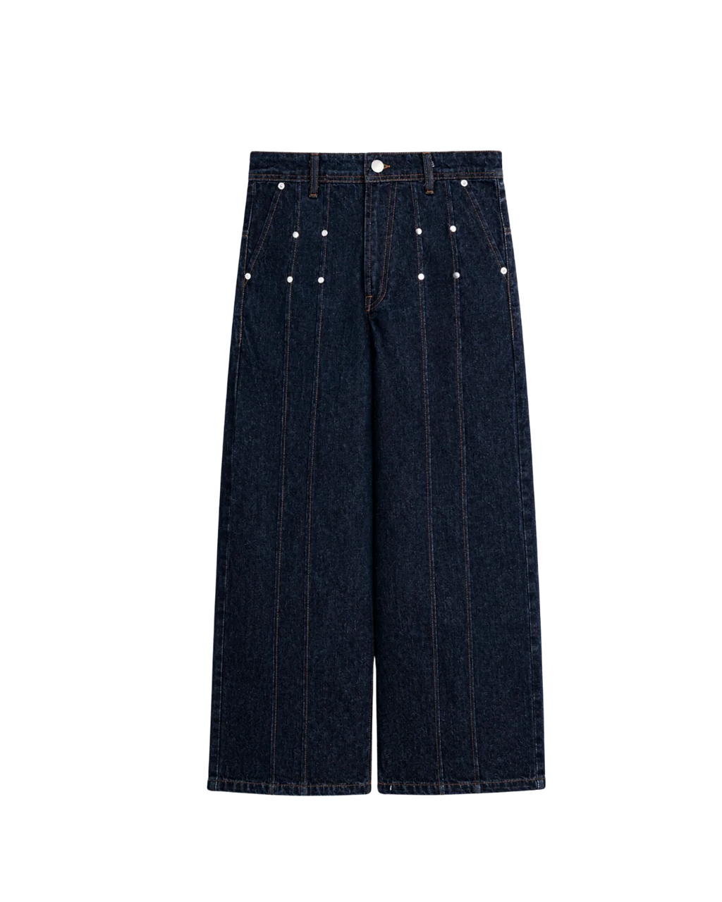 Apex Rivet Wide-Leg Jeans